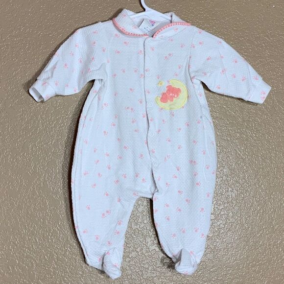 cuddle time Other - Vintage Cuddle Time baby girl one piece footies